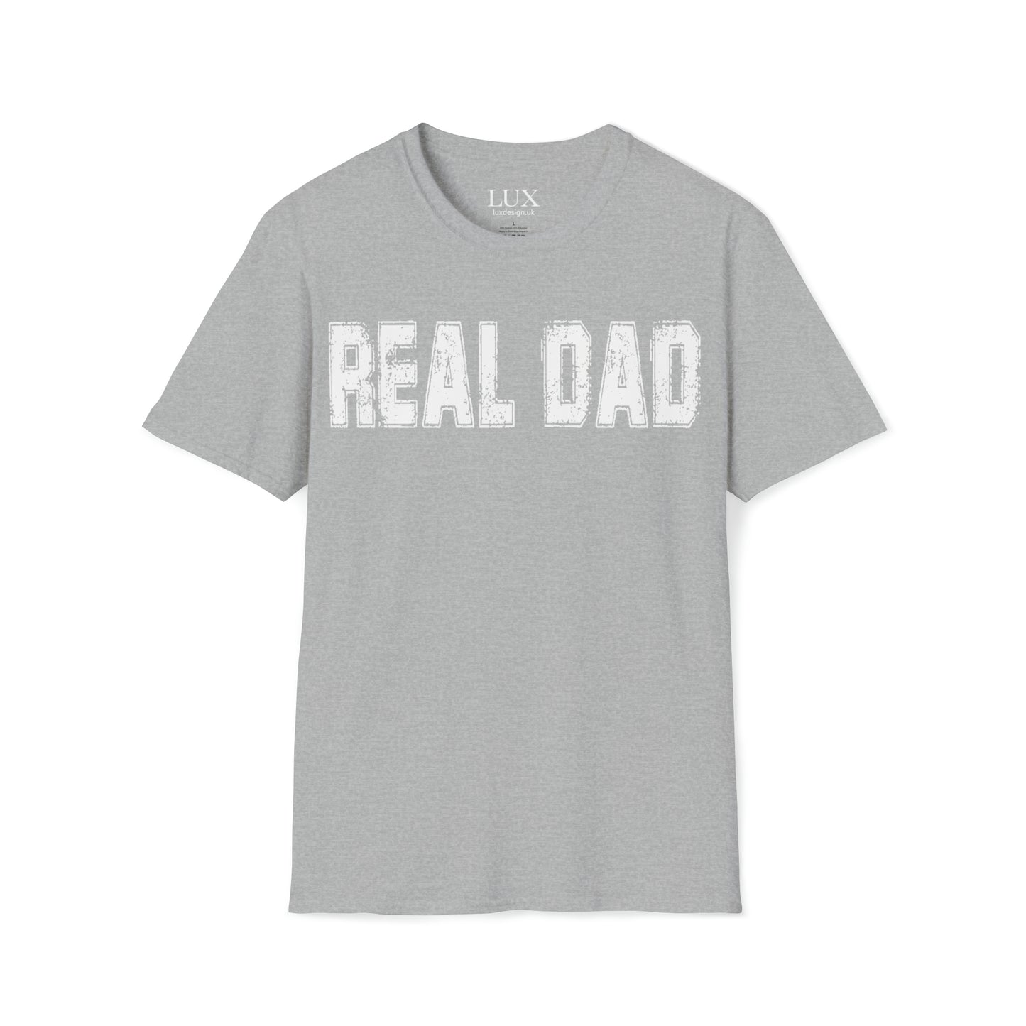 REAL DAD - Promoting Fair Child Custody and help put an end to family court secrecy in the UK - Unisex Softstyle T-Shirt